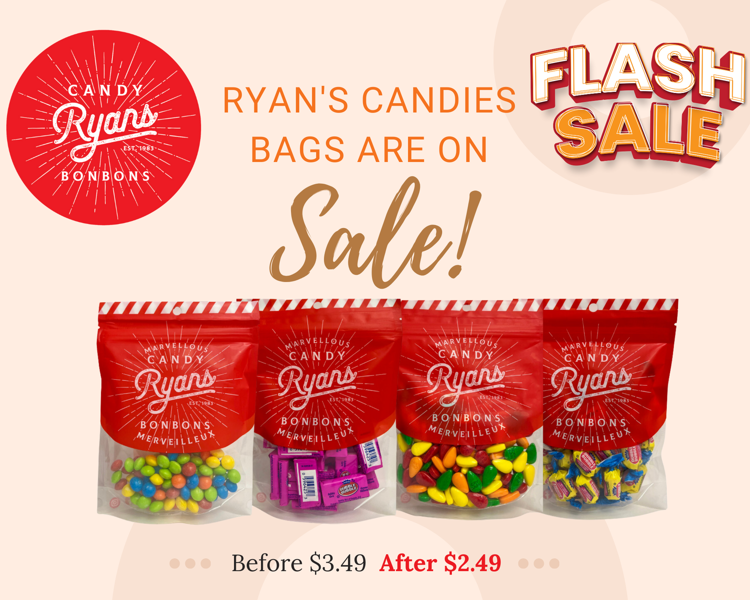 Flash Sale Ryan's Candy Bags