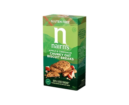 Nairns Gf Chunky Oat Cookies Apple & Cinnamon 160g