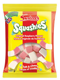 Swizzels Squashies  Raspberry Flavour 160g