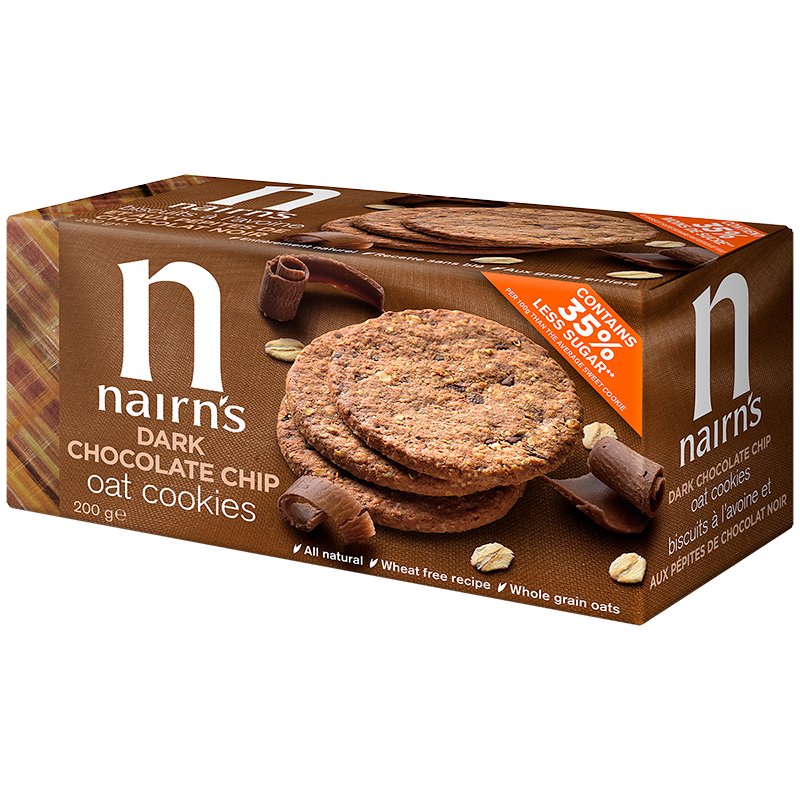 Nairn's Dark Chocolate Chip Oat Cookies 200g