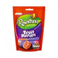 Rowntree's Fruit Pastilles Strawberry & Blackcurrant 143g