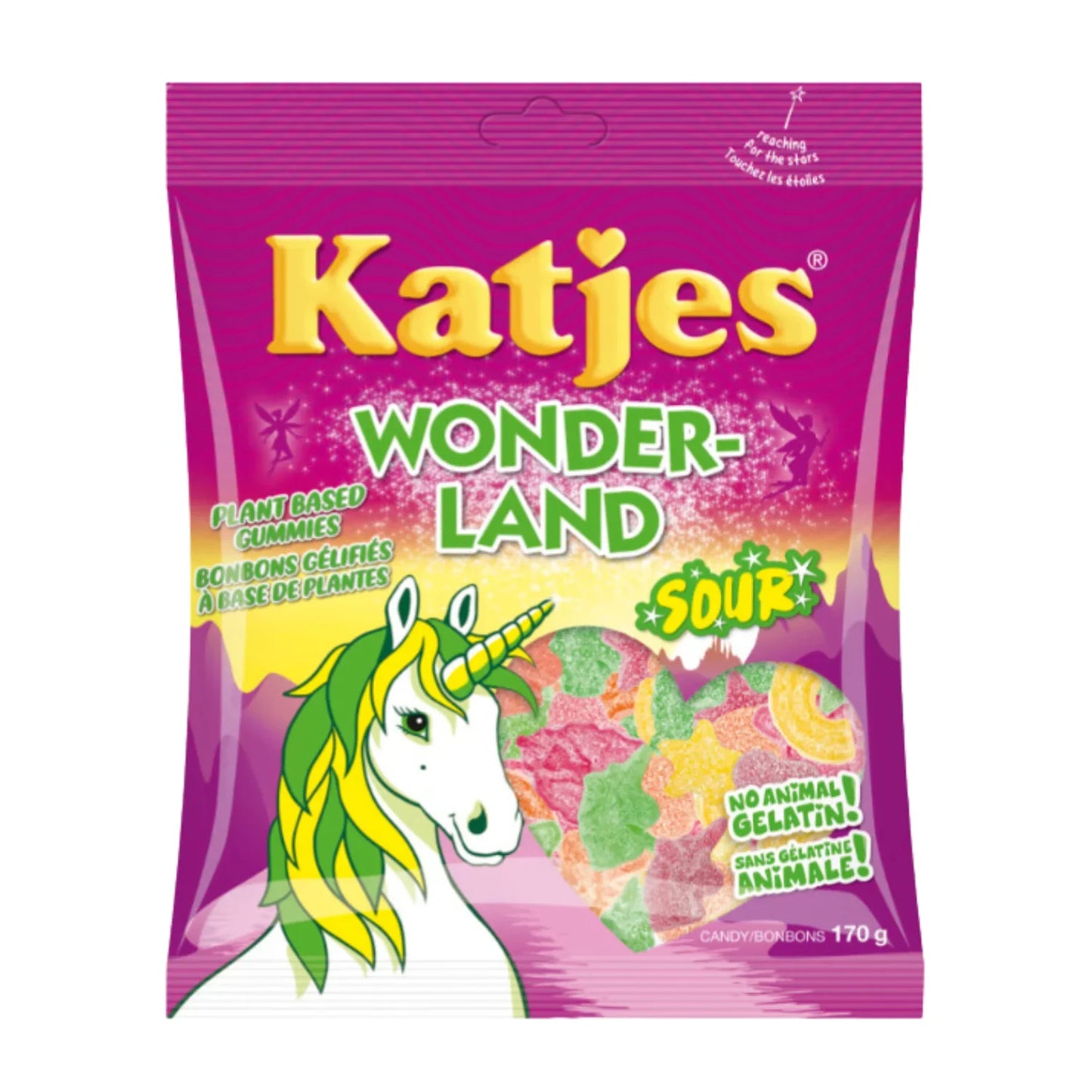 Katjes Plantes Based Gummies Sour 170g