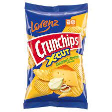 Lorenz Crunchips Cheese and Onion X-cut 75g