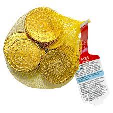 M&S Golden Coins 80gm